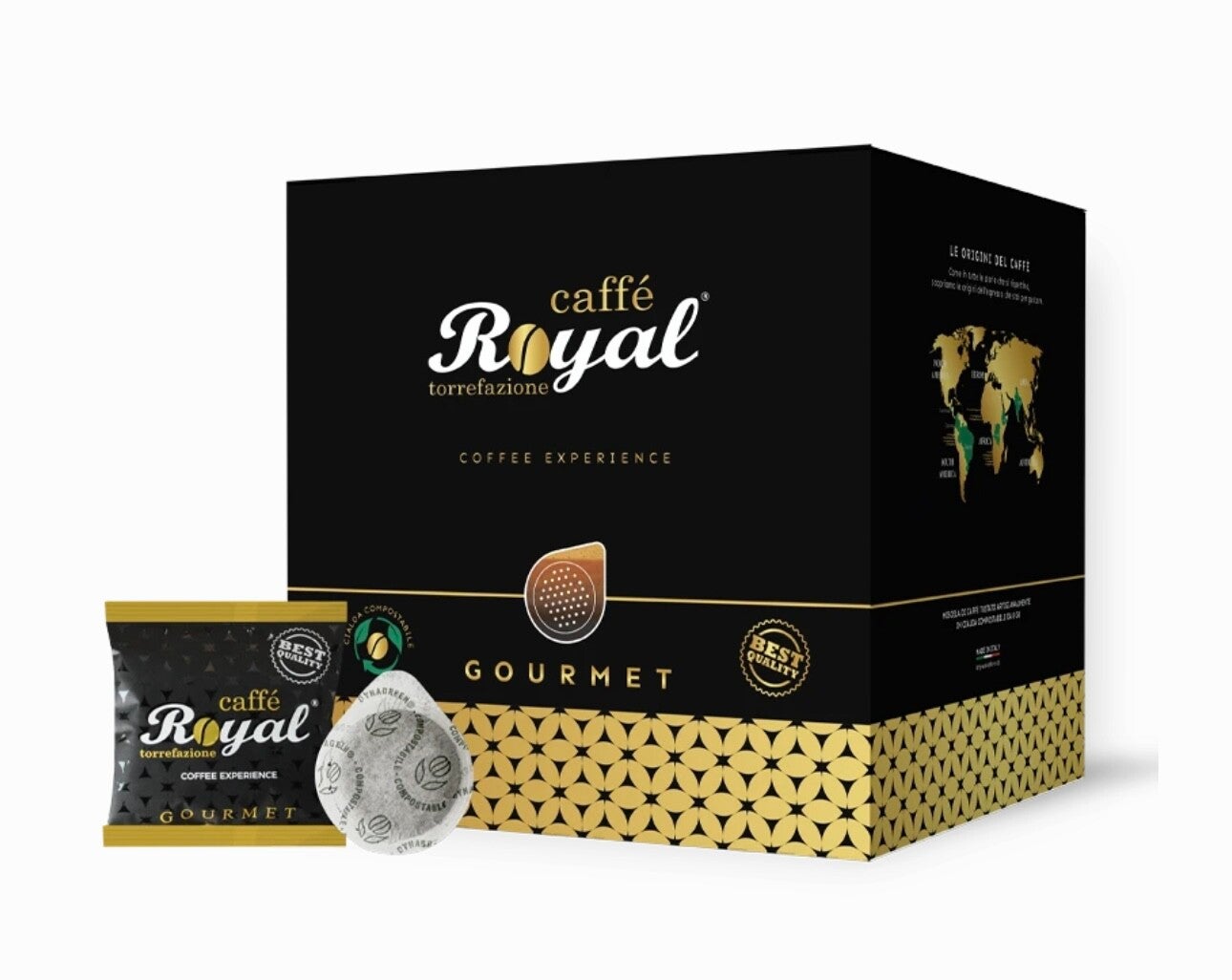 150 Pods Caffe miscela Royal Gourmet