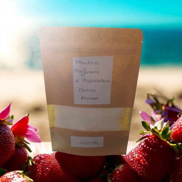 Poudre d'aspirateur parfumée Monoi Fraise