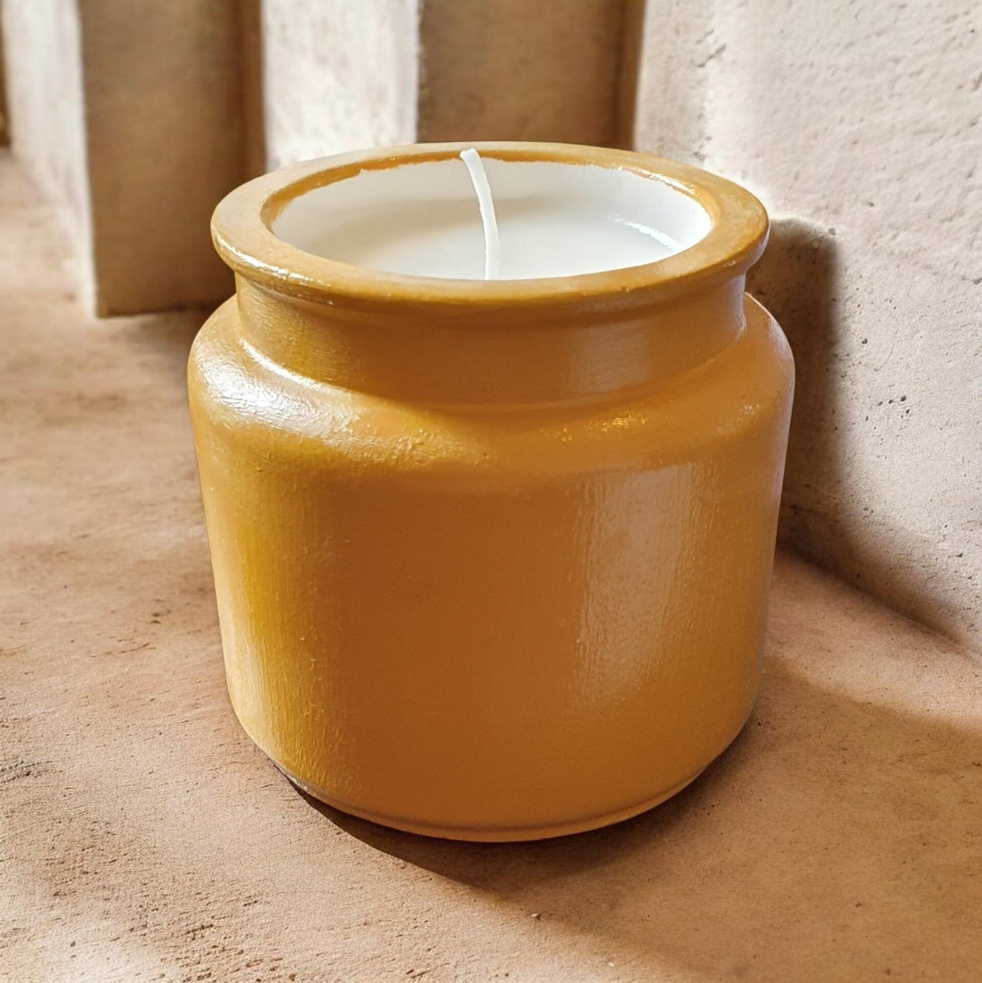 Bougie Marron Glacée