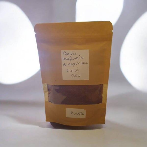 Poudre d'aspirateur parfumée Monoi coco