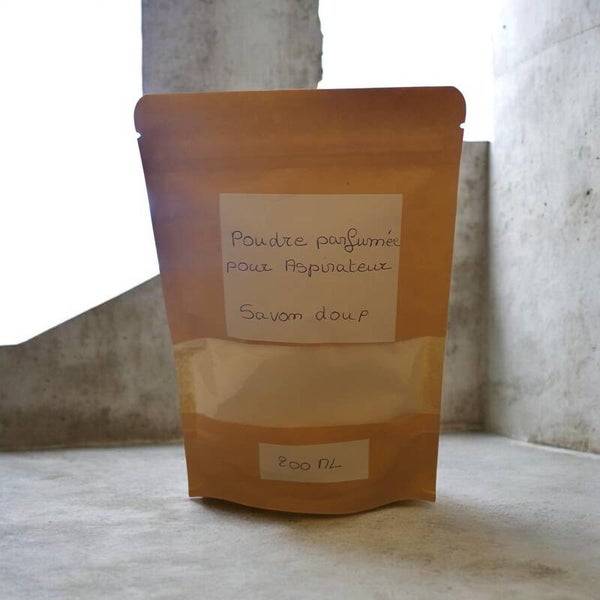 Poudre d'aspirateur parfumée Savon doux