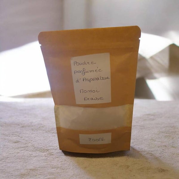 Poudre d'aspirateur parfumée Monoi Fraise