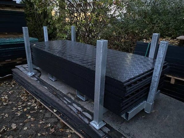 Stapelrek voor 25 of 30 rijplaten 2000 x 800 mm