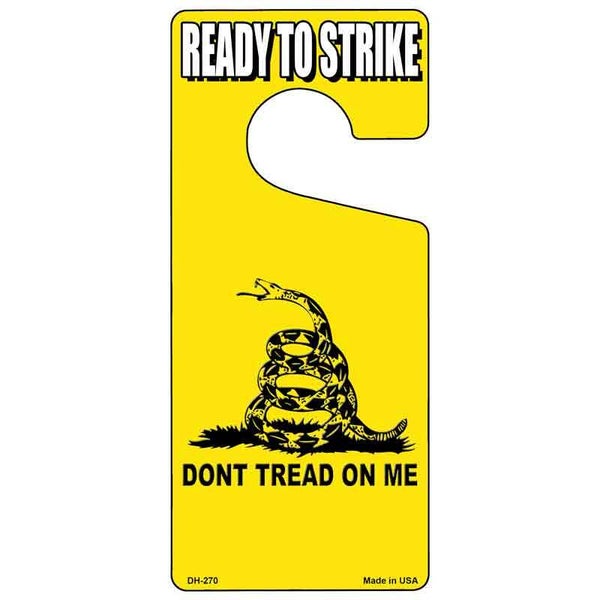 Don't Tread on Me Novelty Metal Door Hanger DH-270