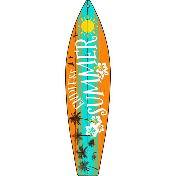 Endless Summer Novelty Metal Surfboard Sign