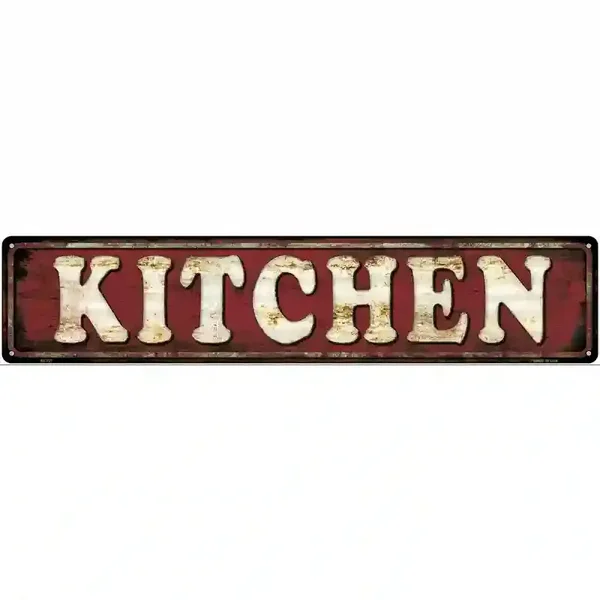 Kitchen Novelty Street Sign