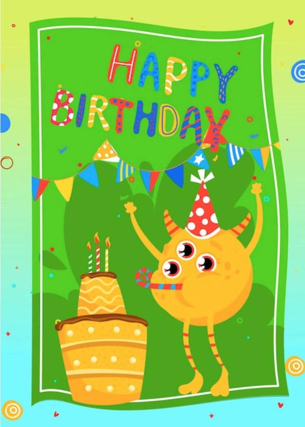 Birthday card BD-2305