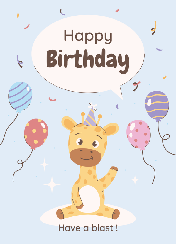 Birthday card BD-2408