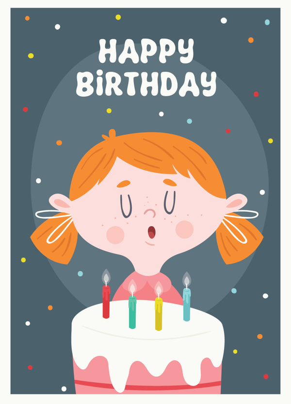 Birthday card BD-2409