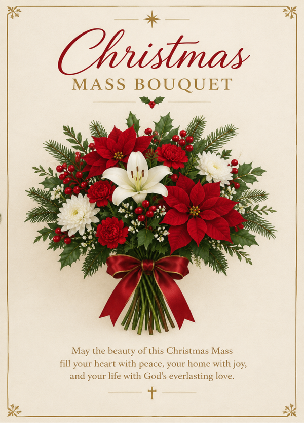 Christmas Mass Bouquet CMB-2607