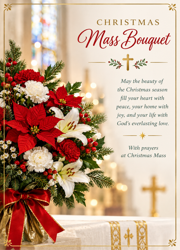 Christmas Mass Bouquet CMB-2608