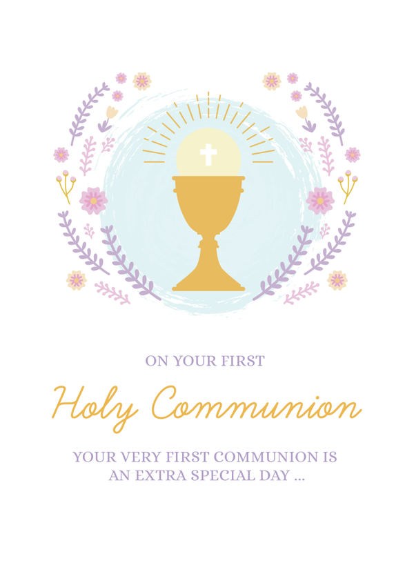 Communion card CM-2543