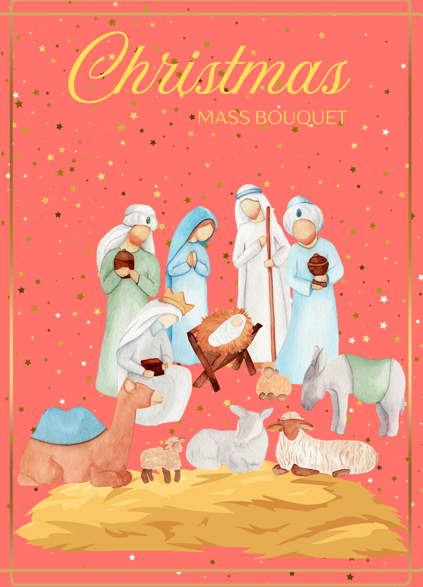 Christmas Mass Bouquet CMB-2508