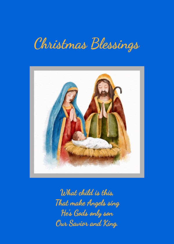 Christmas religious CR-2351