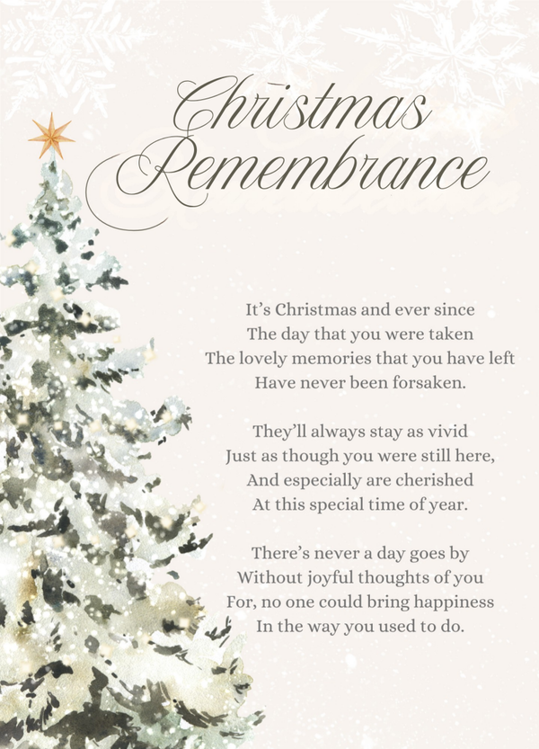 Christmas Remembrance CR-2647