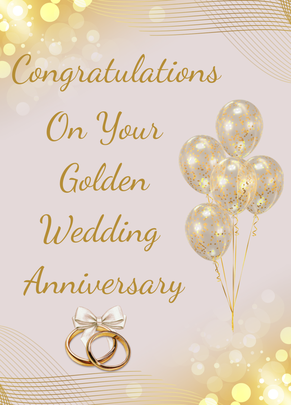 Golden Wedding Anniversary GWA-2569