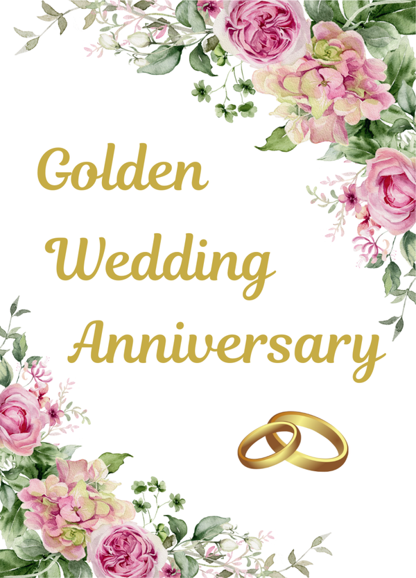 Golden Wedding Anniversary GWA-2570