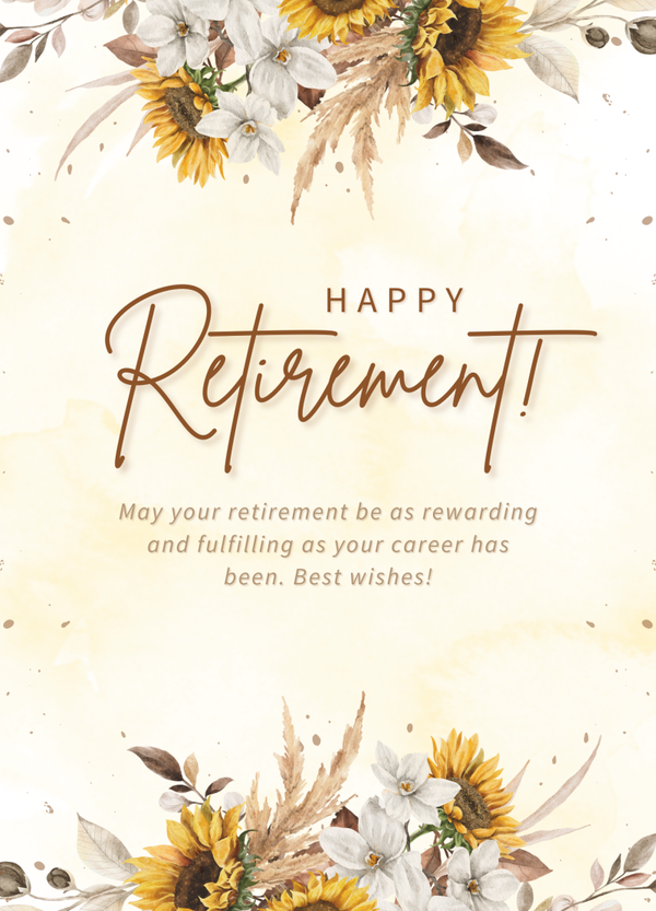 Retirement Card HR-2558