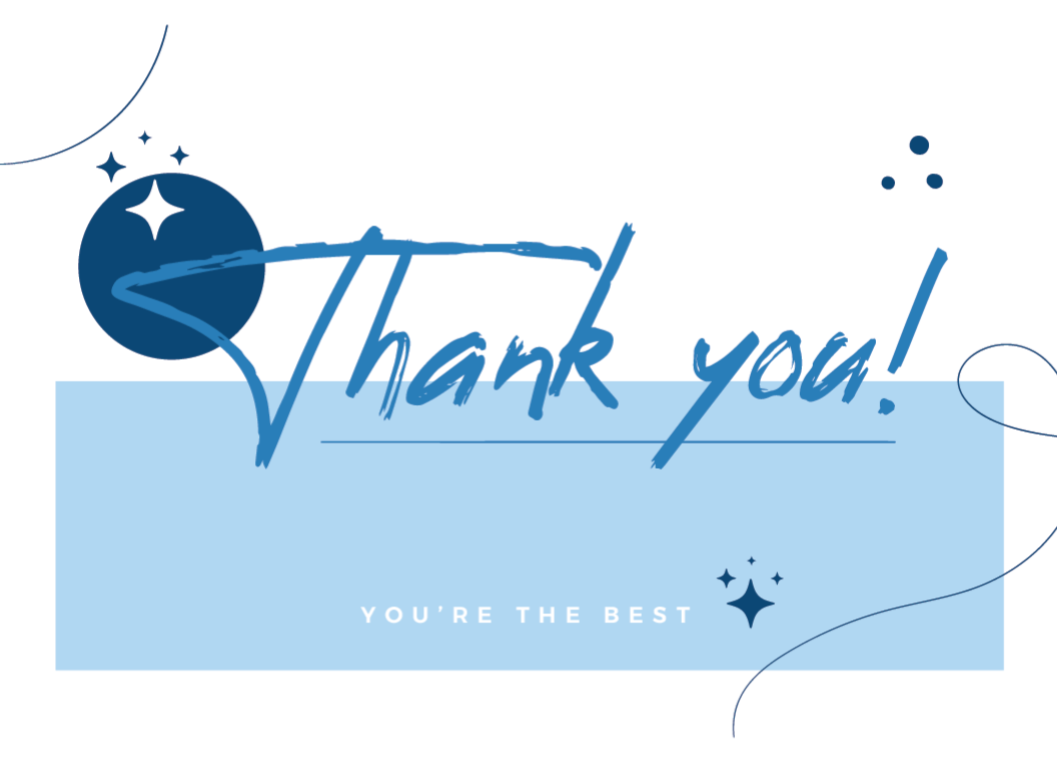 Thank you card TY-2413