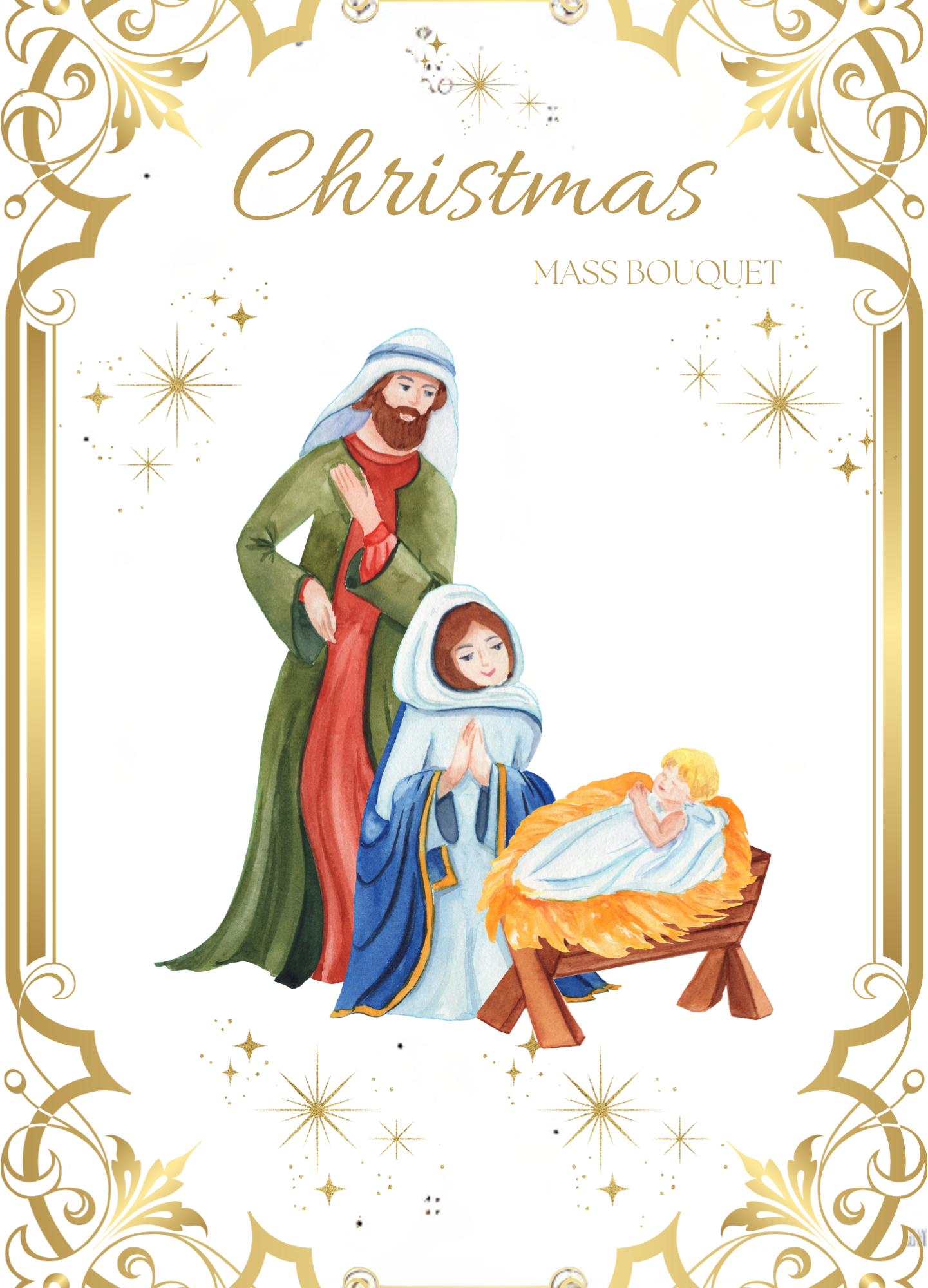 Christmas Mass Bouquet CMB-2504