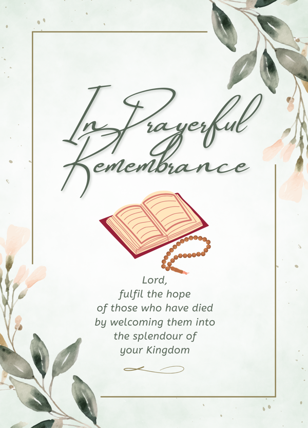 Prayerful remembrance PR-2532