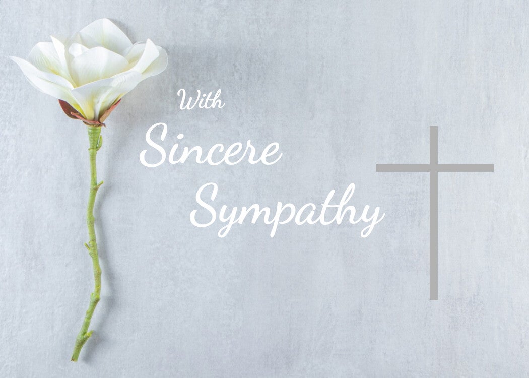 Sympathy card SM-2315