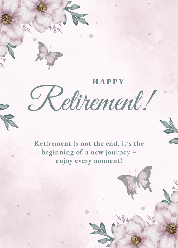 Retirement Card HR-2695