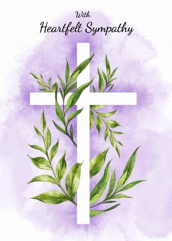 Sympathy card SM-2306