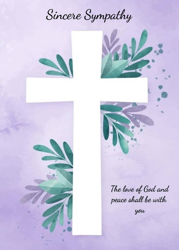 Sympathy card SM-2307