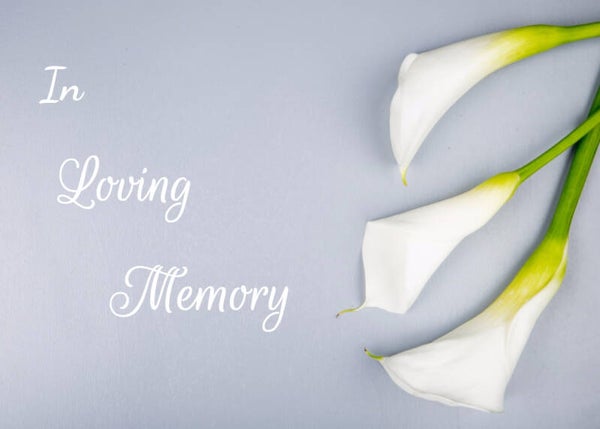 Sympathy card SM-2310