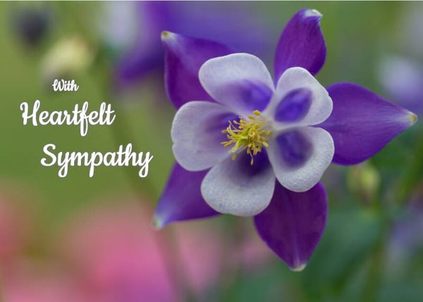 Sympathy card SM-2313