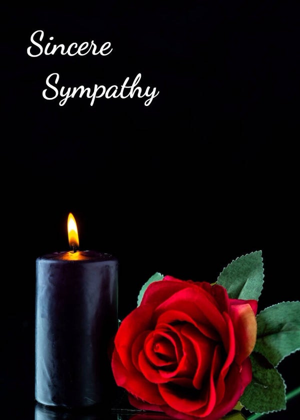 Sympathy card SM-2318