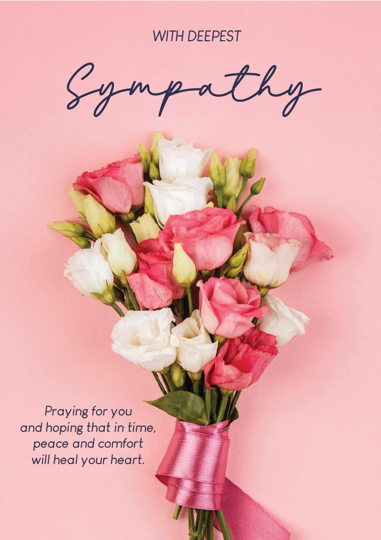 Sympathy card SM-2411