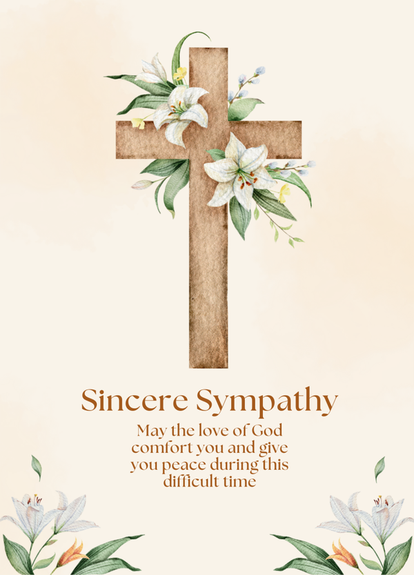 Sympathy card SM-2519