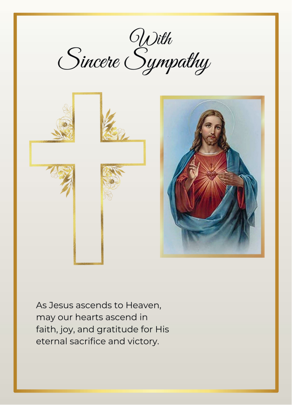 Sympathy card SM-2520