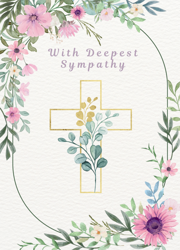 Sympathy card SM-2522