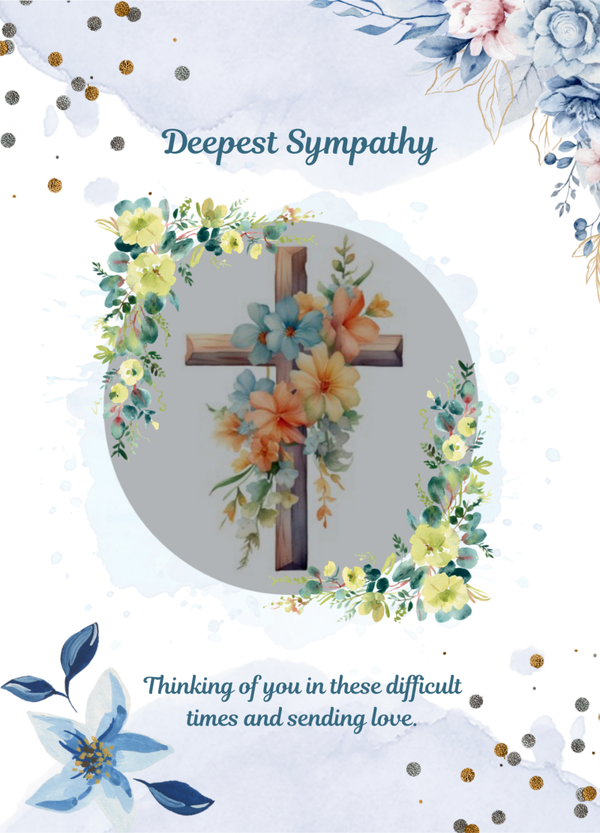 Sympathy card SM-2525