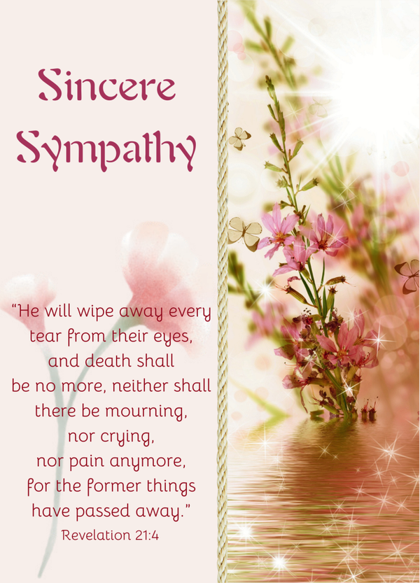 Sympathy card SM-2526