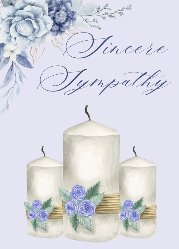 Sympathy card SM-2528