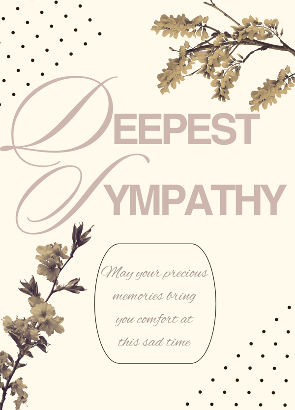 Sympathy card SM-2529