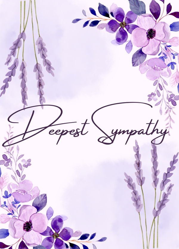 Sympathy card SM-2531