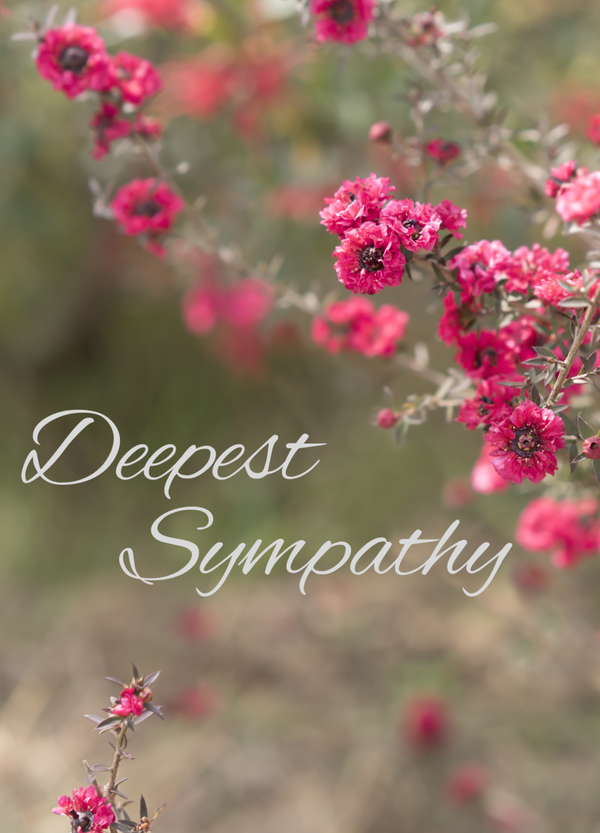 Sympathy card SM-2602