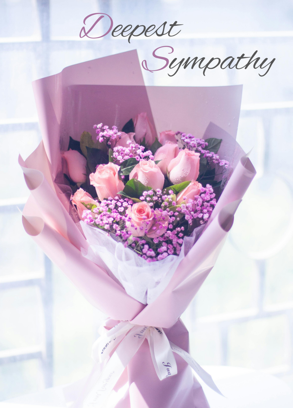 Sympathy card SM-2605