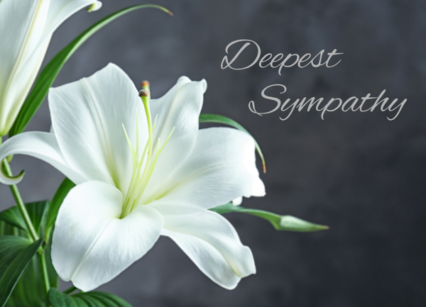 Sympathy card SM-2610