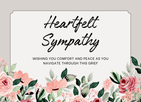 Sympathy card SM-2612
