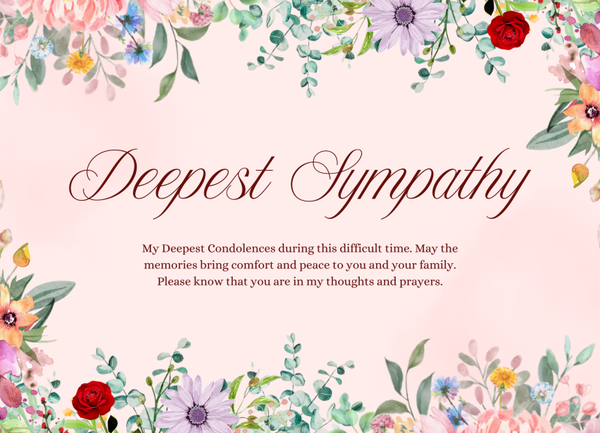 Sympathy card SM-2614