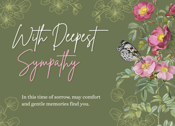 Sympathy card SM-2615