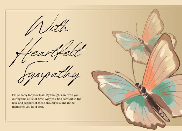 Sympathy card SM-2616