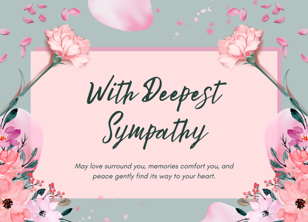 Sympathy card SM-2617
