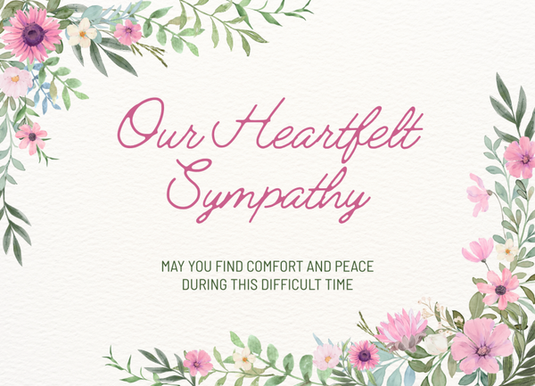 Sympathy card SM-2618